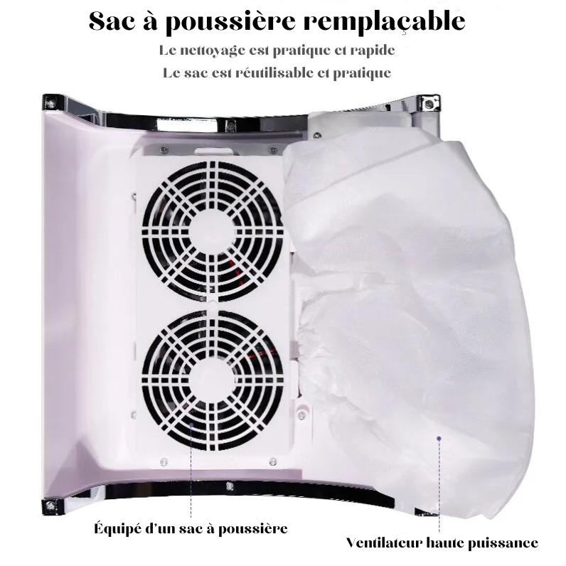 Aspirateur à poussière d'ongles