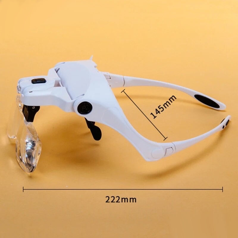 Lunette loupe à Éclairage de Précision