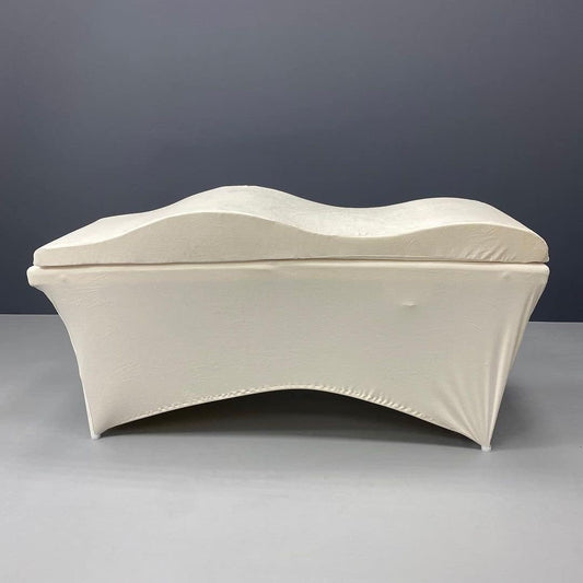 Matelas incurvé à Mémoire de forme Blanc