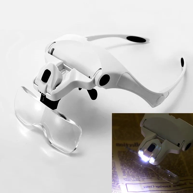 Lunette loupe à Éclairage de Précision