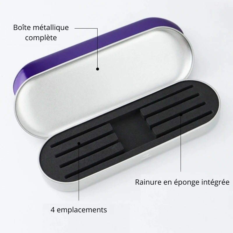 Boîte de rangement pour pince à cils