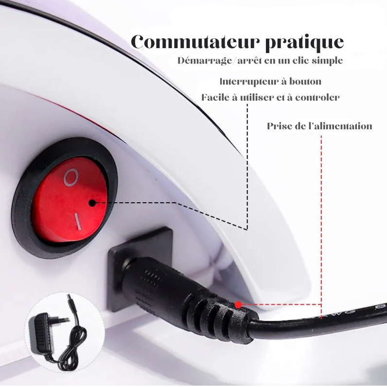 Aspirateur à poussière d'ongles