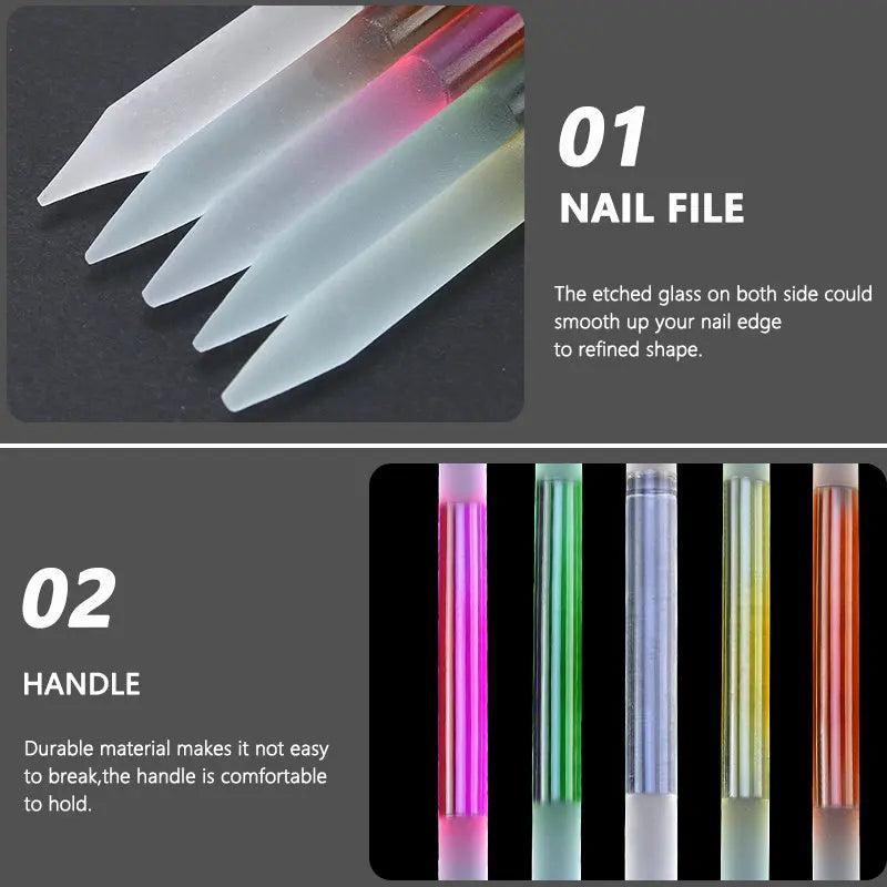 Pinceaux double tête en silicone pour Nails Art