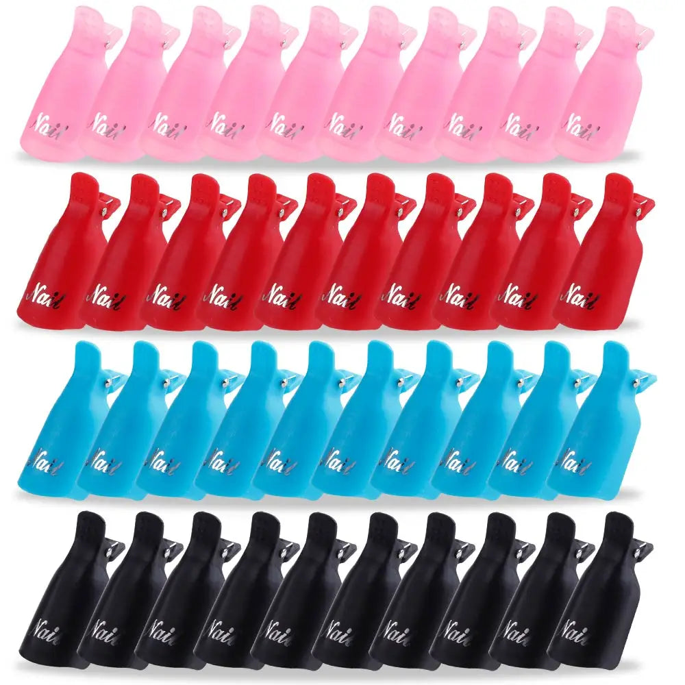 Nails polish remover clips - 10 pièces