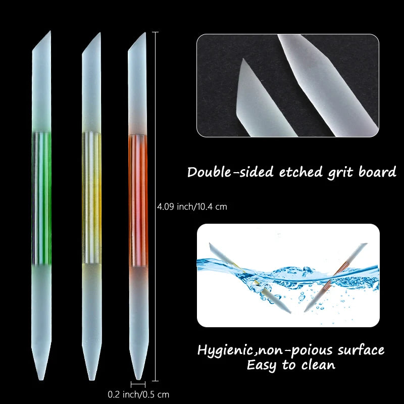 Pinceaux double tête en silicone pour Nails Art