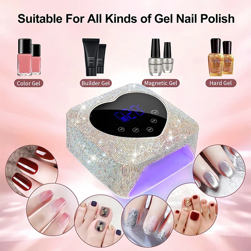 Lampe led diamant ongles