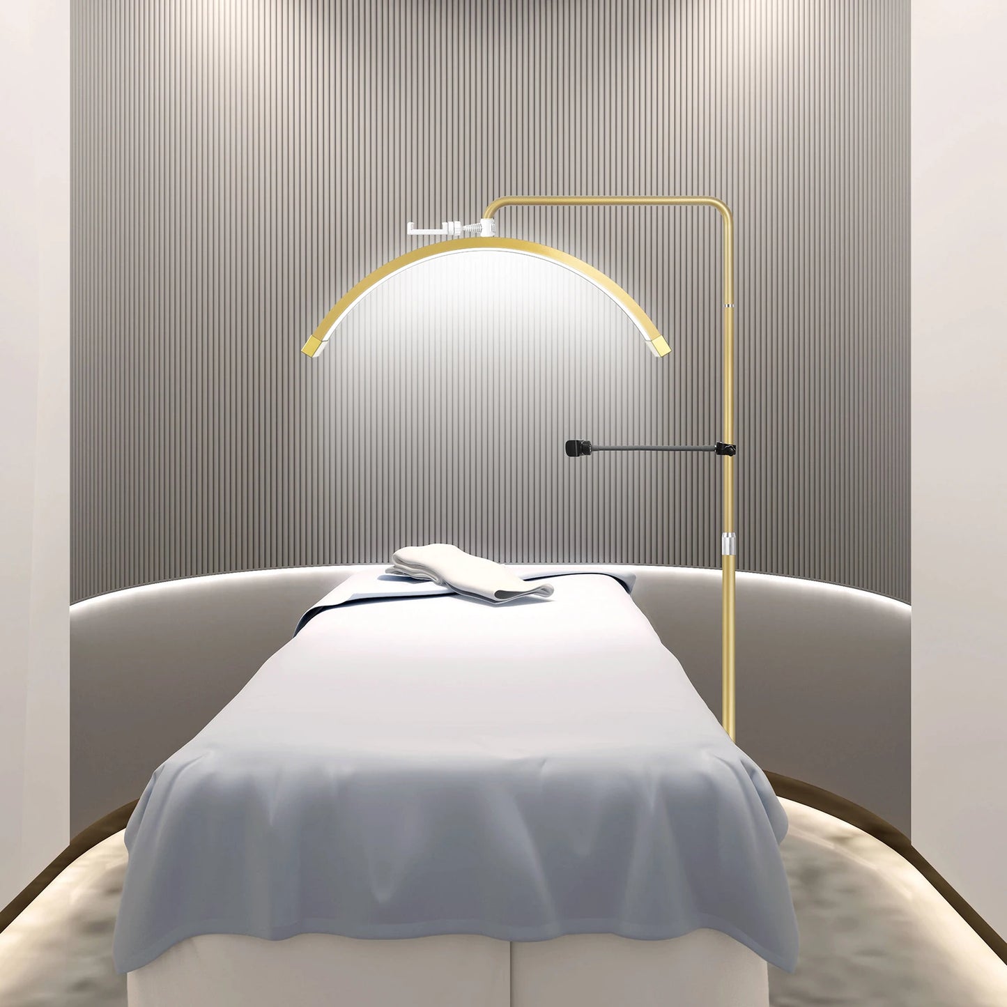 Lampe Demi-lune Or Brillant