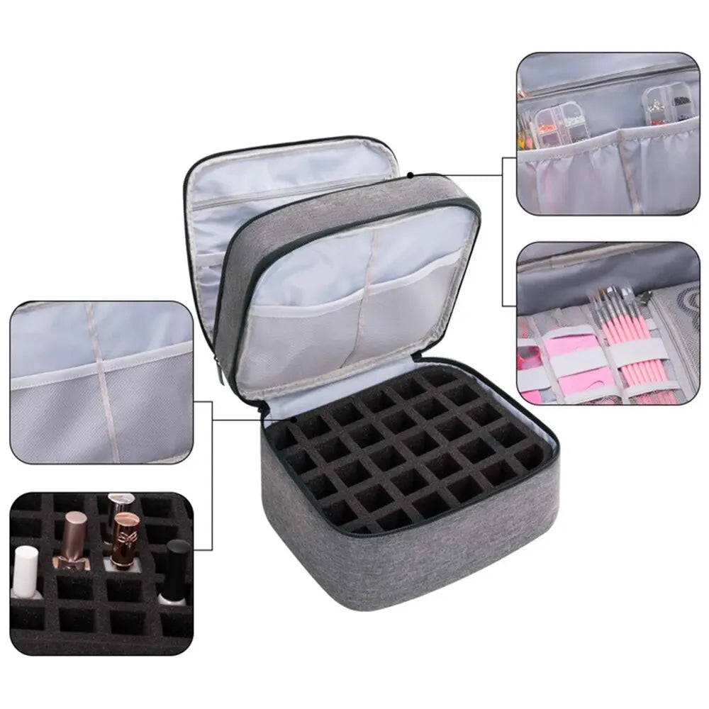 Sac de rangement pour lampe et vernis