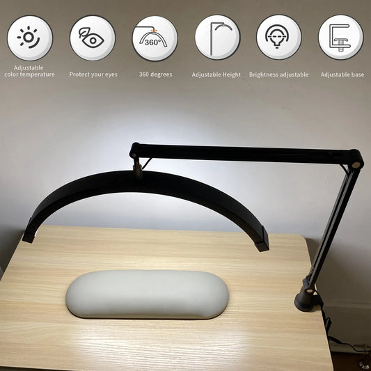 Lampe Demi Lune avec support d'accroche