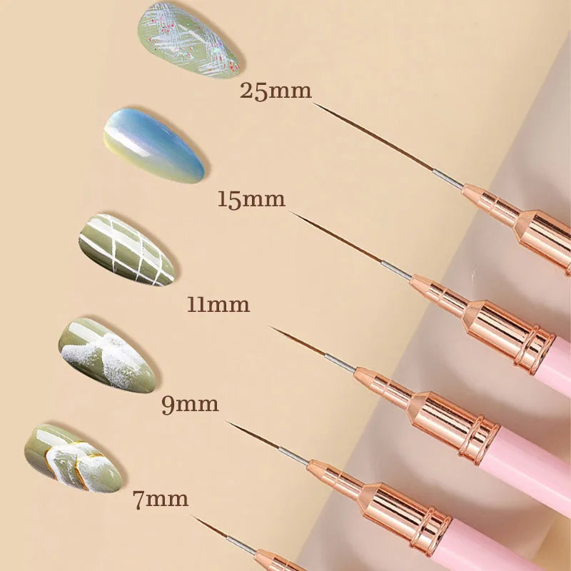 Set de 5 pinceaux Nails Art