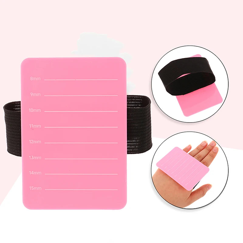 Palette à cils avec support à mains