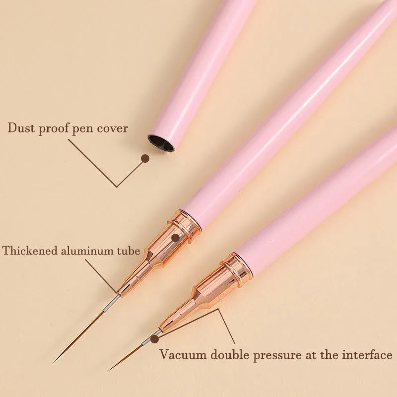 Set de 5 pinceaux Nails Art
