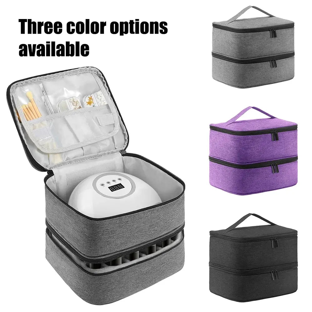 Sac de rangement pour lampe et vernis