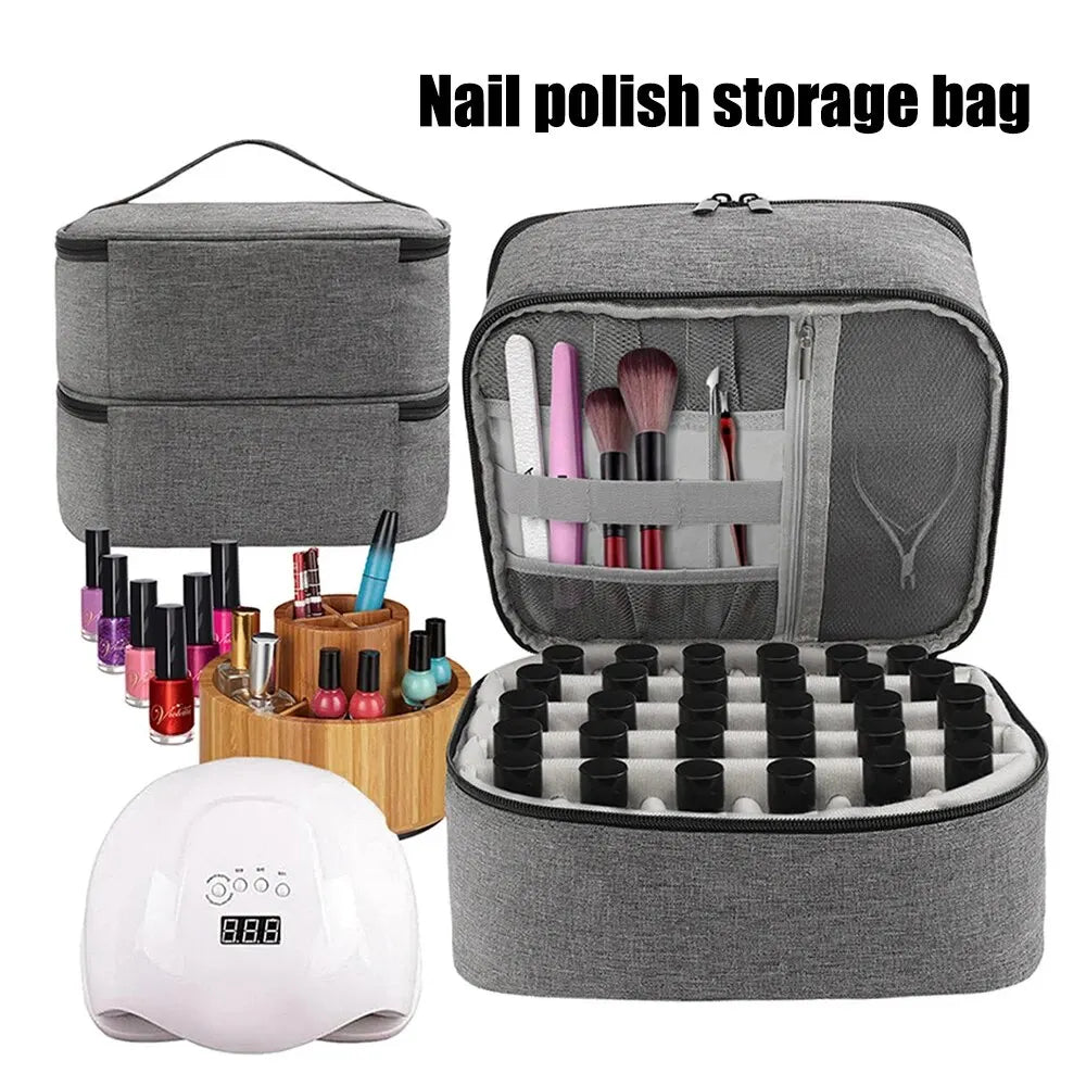 Sac de rangement pour lampe et vernis