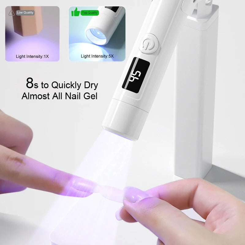Lampe pour capsules & popite avec support