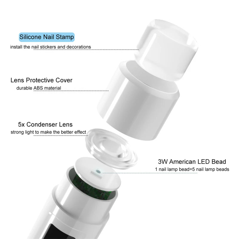 Lampe pour capsules & popite avec support