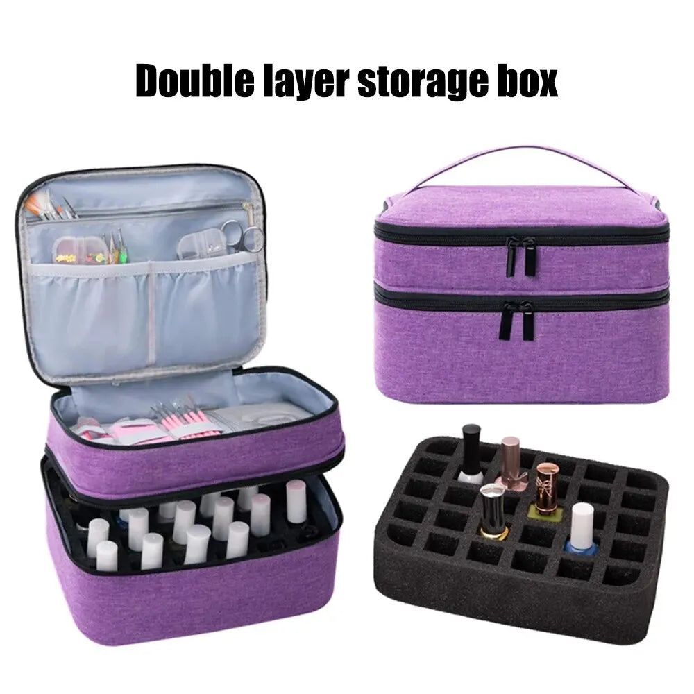 Sac de rangement pour lampe et vernis